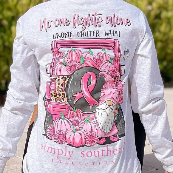 Simply Southern Tops Simply Southern Breast Cancer No One
